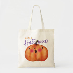 Tote Bag Automne Citrouille mignon Halloween Thanksgiving A