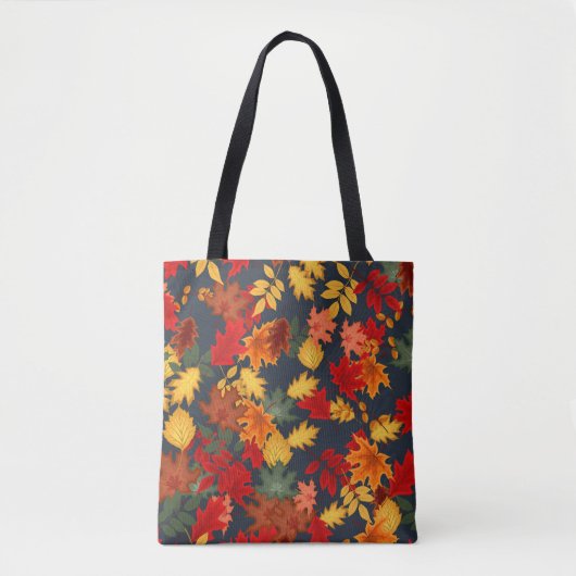 Tote Bag Automne Couleurs citrouilles épices automne citrou (Devant)