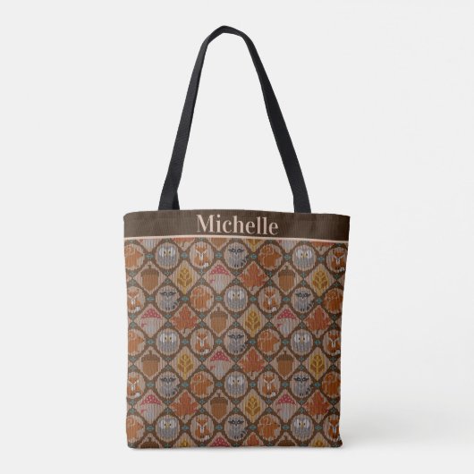 Tote Bag Automne du bois mou (Dos)