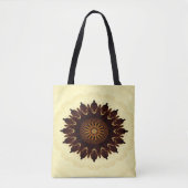 Tote Bag Automne Fleur Mandala..... (Devant)