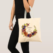 Tote Bag Automne Floral Mère de la mariée Mariage (Devant (produit))