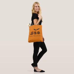 Tote Bag Automne/Halloween/Sac fourre-tout citrouille