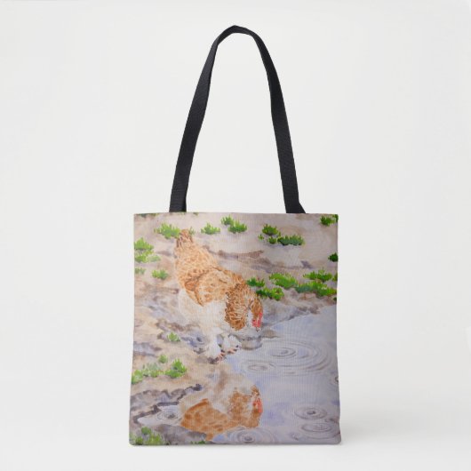 Tote Bag Automne la Fourre-tout au poulet (Devant)