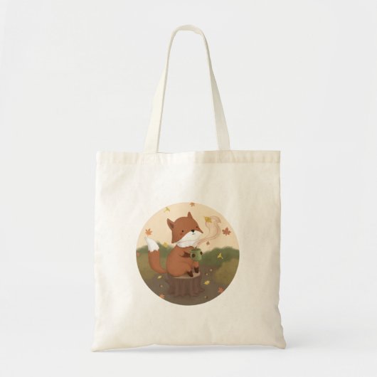 Tote Bag Automne magnifique : Fox (Devant)