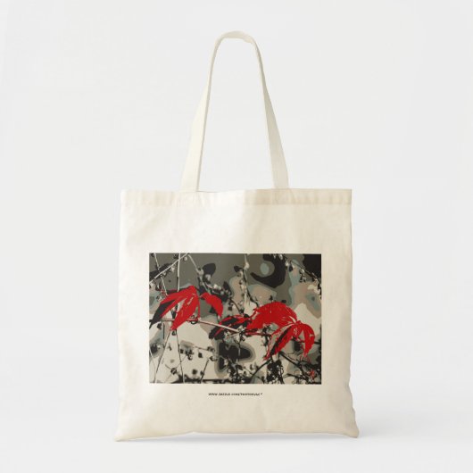 Tote Bag Automne rouge (Devant)