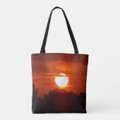 Tote Bag Automne Sunset Fourre-tout (Dos)