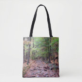 Tote Bag Automne sur Blue Hills Réservation Red Dot Trail (Devant)