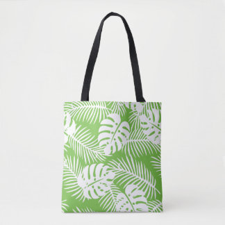 Tote Bag automne tropical, motifs de feuilles d'été
