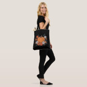 Tote Bag Automne Vintage Citrouille Automne Thanksgiving (Sur le modèle)