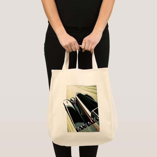 Tote Bag Automobile Art Déco (Devant (produit))