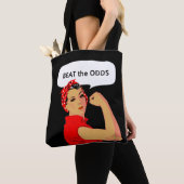 Tote Bag Autonomisation des femmes & Battre les probabilité (De près)