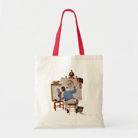 Tote Bag Autoportrait triple (Devant)