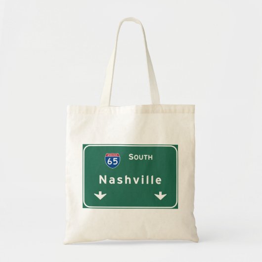 Tote Bag Autoroute d'autoroute nationale de Nashville (Devant)