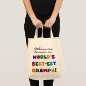 Tote Bag Autres sous le nom de Meilleurs T-shirts Grampa (Devant (produit))