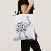 Tote Bag Autruche inspirée 2 (De près)