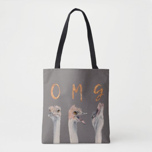 Tote Bag Autruches d'OMG (Devant)