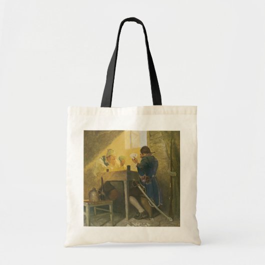 Tote Bag Aux Cartes dans la cage de Cluny par NC Wyeth (Devant)