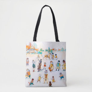 Tote Bag Aux courses de Cat-Town, Louis Wain