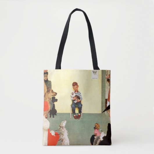 Tote Bag Aux Vets de Norman Rockwell (Devant)