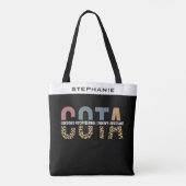Tote Bag Auxiliaire en ergothérapie certifié COTA (Dos)
