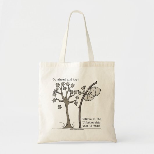 Tote Bag Avancer et essayer (Devant)