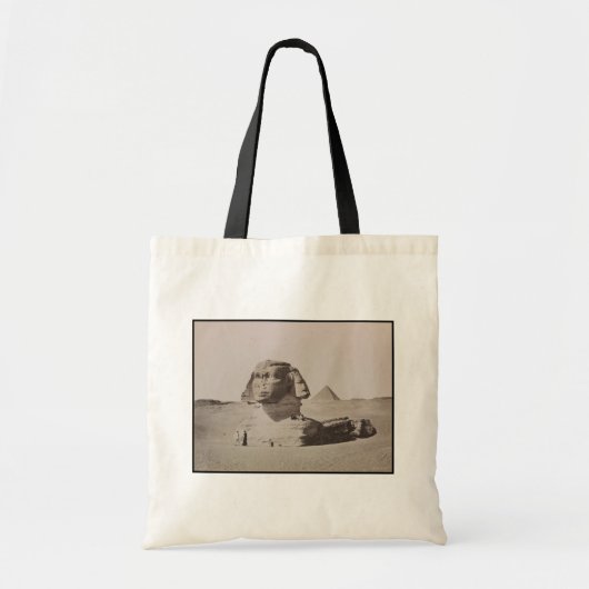 Tote Bag Avant 1887 Grand Sphinx de Gizeh Necropolis (Devant)