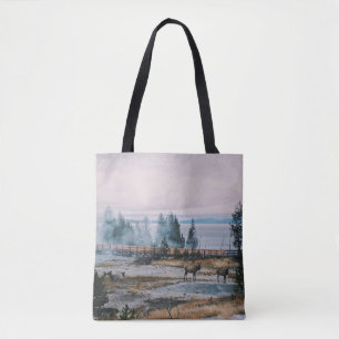 TOTE BAG AVANT LE COUCHER DE SOLEIL DANS LE PARC NATIONAL D