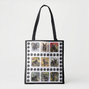 Tote Bag Avec 9 photos personnalisables Paw-trait Parfait