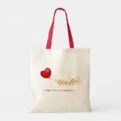 Tote Bag Avec amour (Dos)