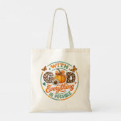Tote Bag Avec Dieu, tout est possible (Dos)