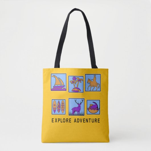 Tote Bag aventure (Devant)