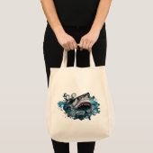 Tote Bag Aventure côtière audacieuse avec éclaboussure d'oc (Devant (produit))