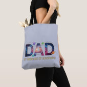 Tote Bag Aventure Papa Univers Galactique (De près)
