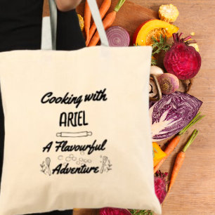 Tote Bag Aventure savoureuse personnalisée Cuisinier Foodie