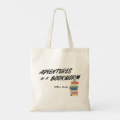 Tote Bag Aventures d'un ver de livre (Dos)