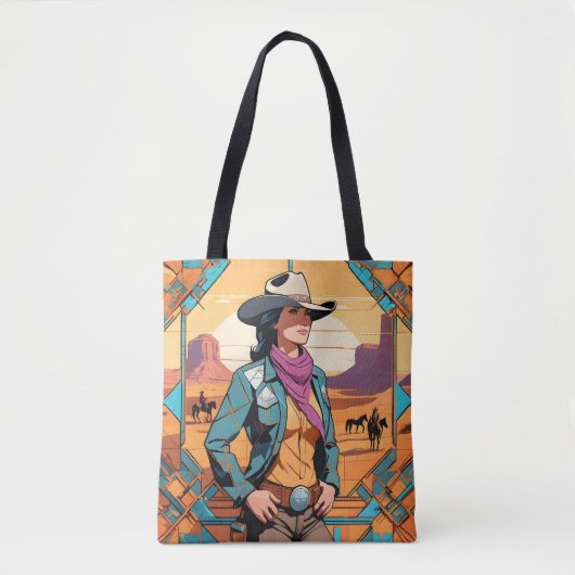 Tote Bag Aventurier occidental (Devant)