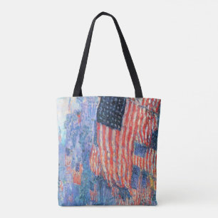 Tote Bag Avenue sous la pluie de Frederick Childe Hassam