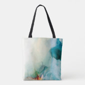 Tote Bag Aversion - Aquarelle bleue (Dos)