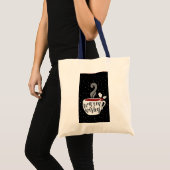 TOTE BAG AVERTIR NOËL CAFÉ SOUHAITS (Devant (produit))