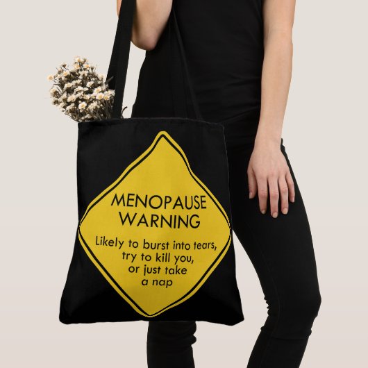 Tote Bag Avertissement de ménopause (De près)