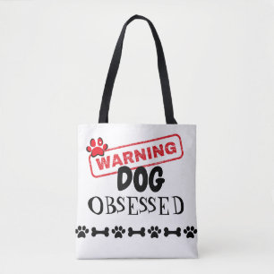 Tote Bag Avertissement du chien observé