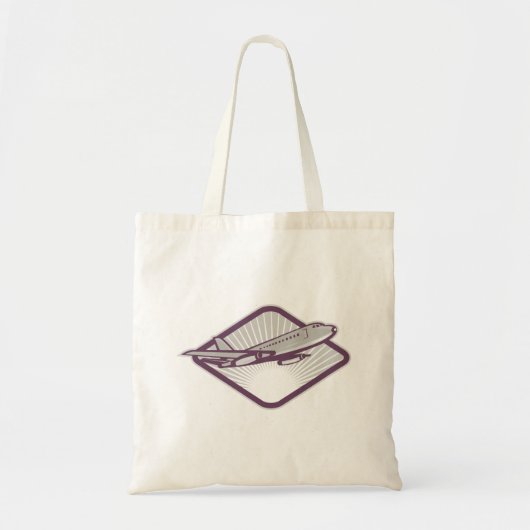 Tote Bag Avion à réaction (Devant)
