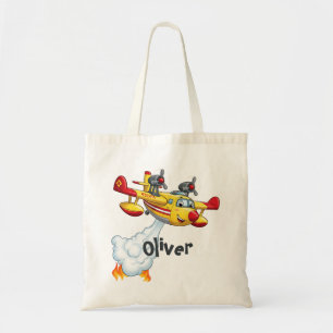 Tote Bag Avion bombardier d'eau mignon - Avion de lutte con