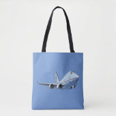 Tote Bag Avion de dessin (Devant)