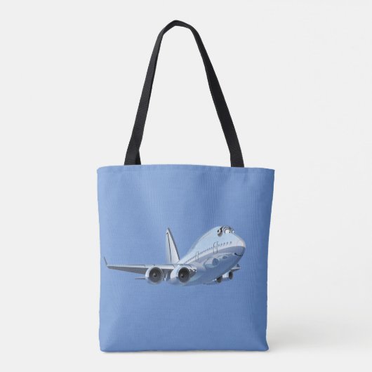 Tote Bag Avion de dessin (Dos)