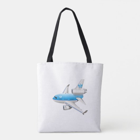 Tote Bag Avion de dessin (Dos)