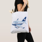 Tote Bag Avion de dessin (De près)