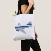 Tote Bag Avion de dessin (De près)