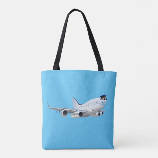 Tote Bag Avion de dessin (Dos)