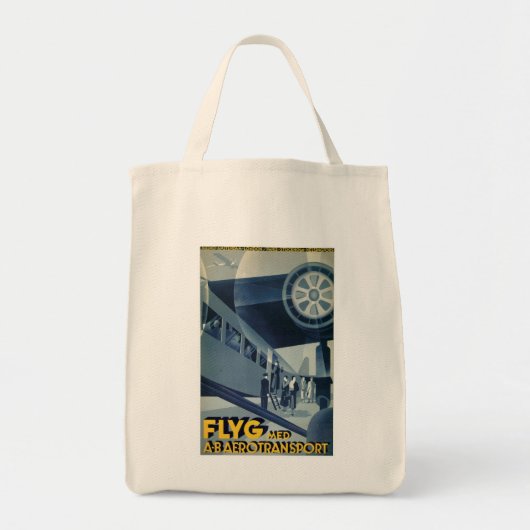 Tote Bag Avion Med A-B Aérotransport (Devant)